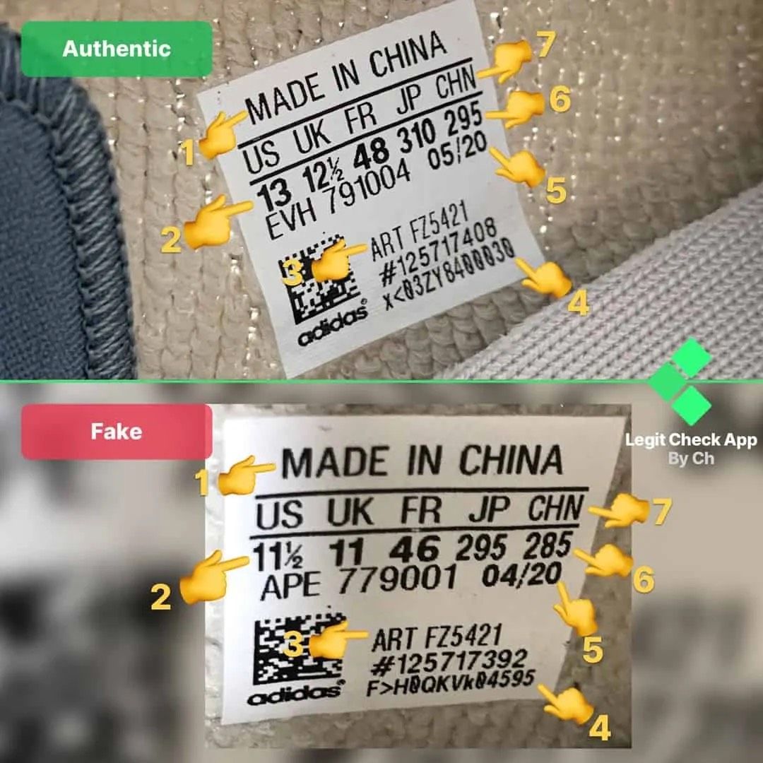 Vs Real Yeezy Fake Check Bone White How To Tell Fake Yeezy 500