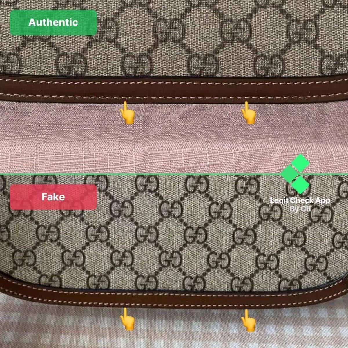 gucci horsebit bag fake vs real