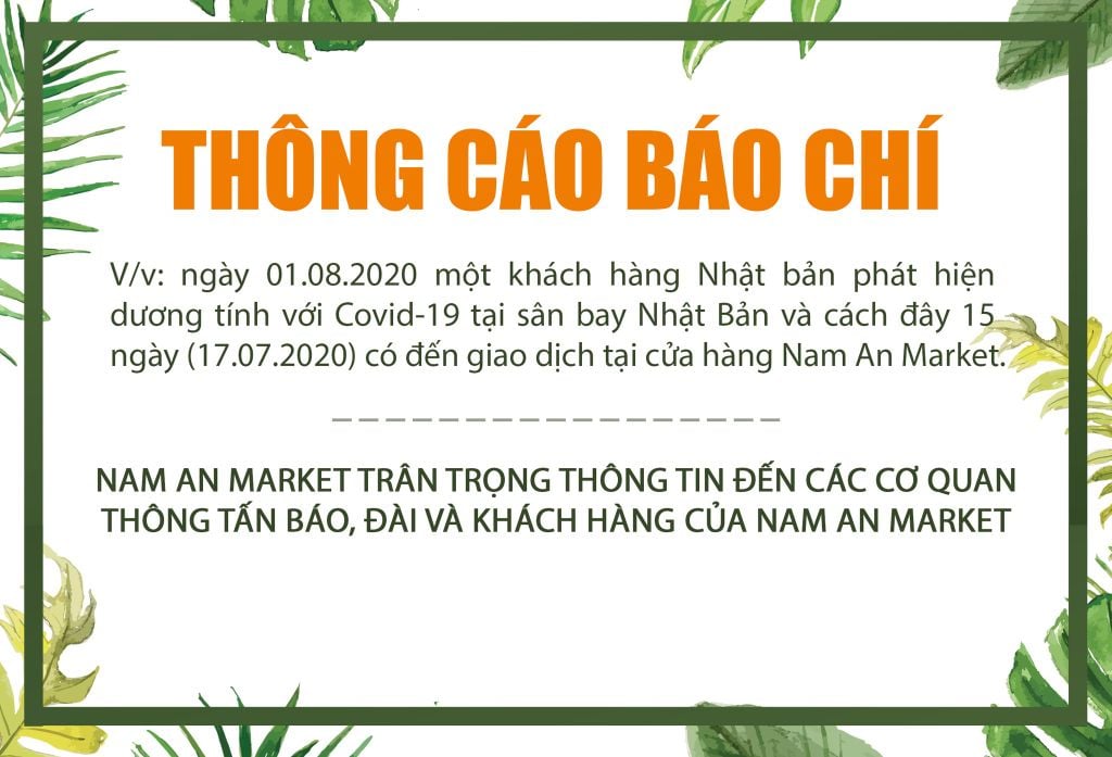 THÔNG CÁO BÁO CHÍ