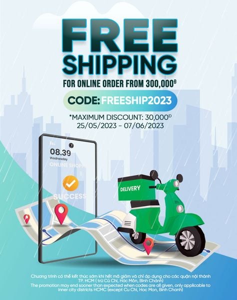 Ưu đãi Freeship mùa mưa (25/05 - 07/06)