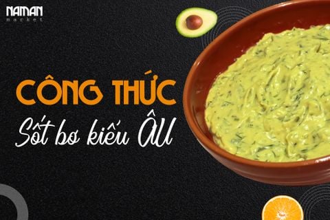 CÔNG THỨC SỐT BƠ KIỂU ÂU THƠM NGON