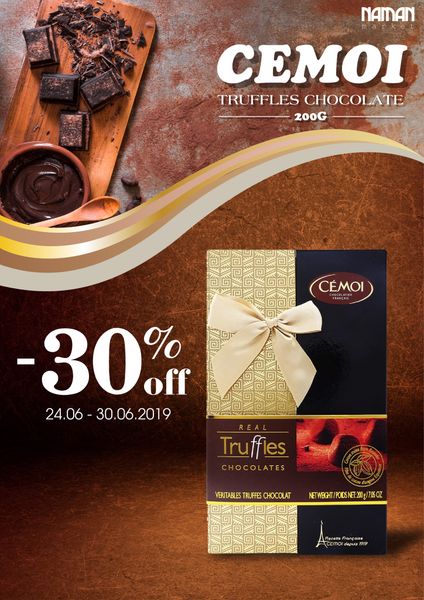 30% OFF FOR CEMOI TRUFFLES CHOCOLATE 200G
