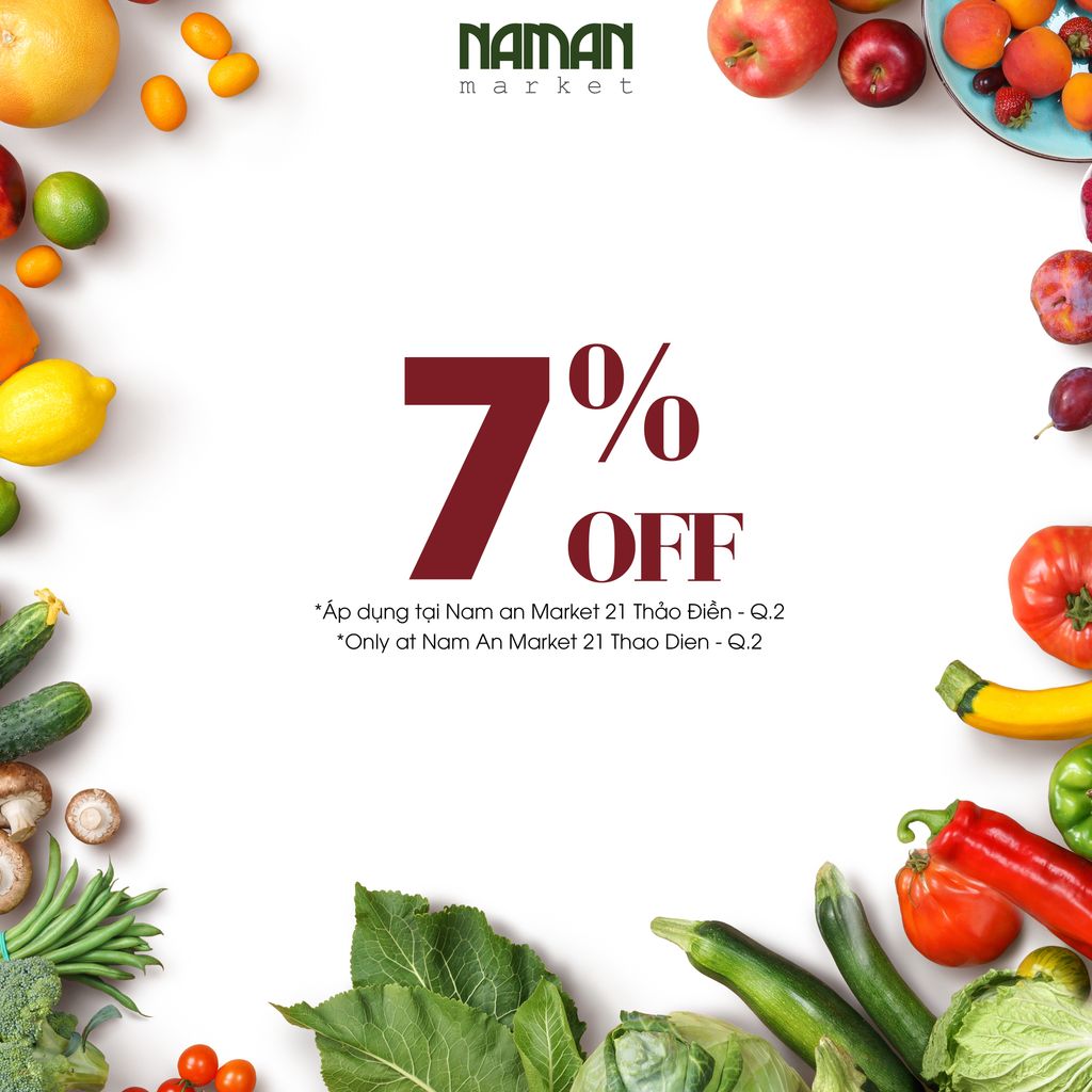 NAM AN MARKET 21 THAO DIEN – 7% OFF ALL PRODUCTS