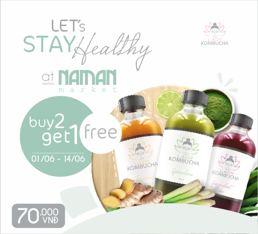 LADY KOMBUCHA BUY 2 GET 1 FREE FROM 01/06/2021 – 14/06/2021