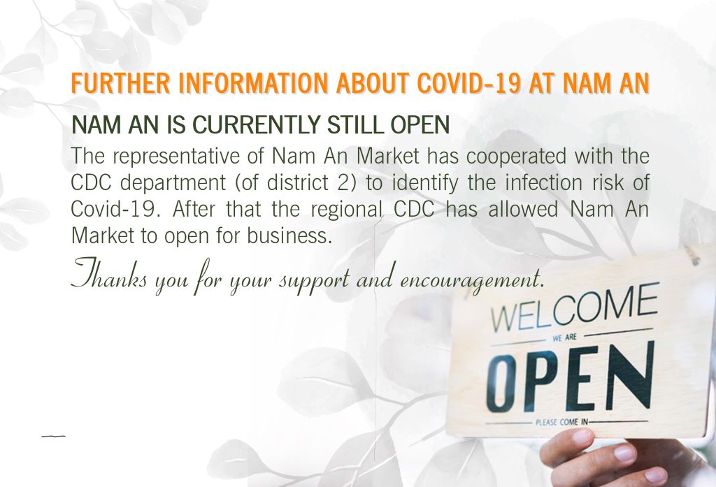 Further Information about Covid-19 at Nam An