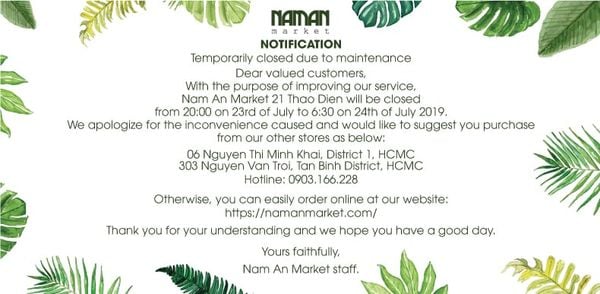 NOTIFICATION TEMPORALITY CLOSED DUE TO MAINTENANCE