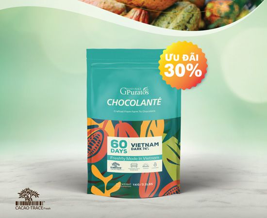 Chương trình ưu đãi 30% cho sản phẩm Sô cô la 60DAYS tại Nam An Market