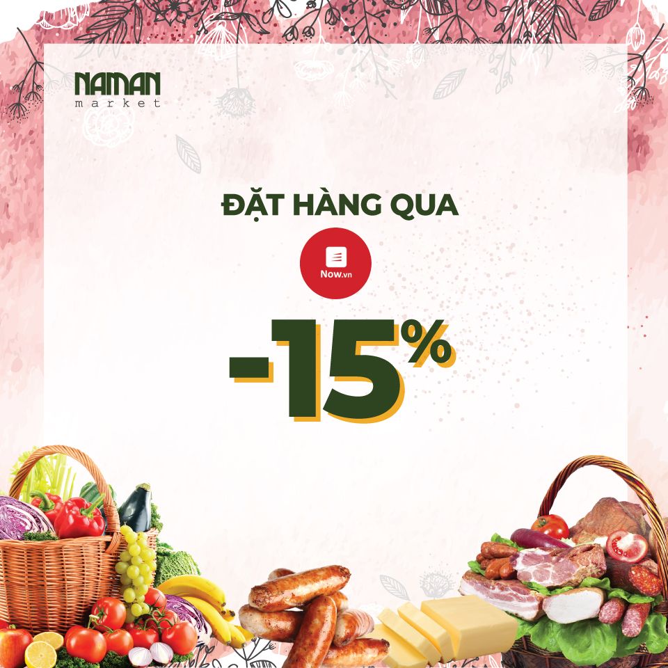 [WOMEN’S APPRECIATION MONTH – 15% OFF ALL PRODUCTS ON NAM AN MARKET’S STORE AT FOODY.VN]