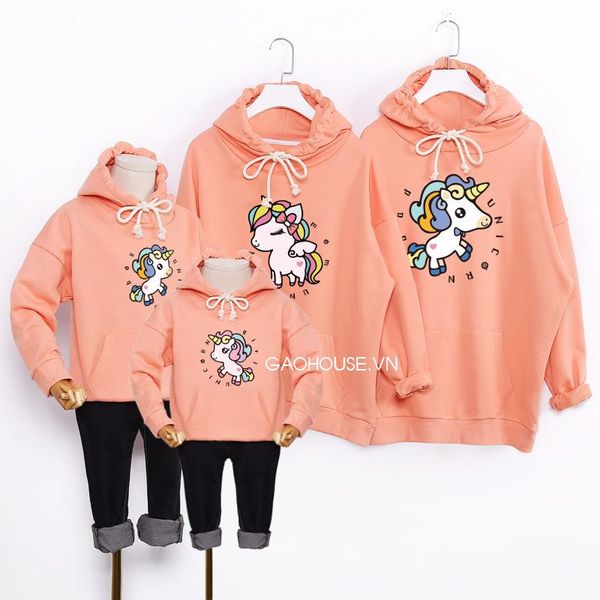 7_áo hoodie đồng phục gia đình mùa đông