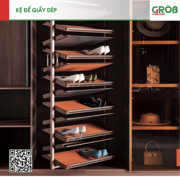 Phụ kiện tủ áo GROB - Kệ giày