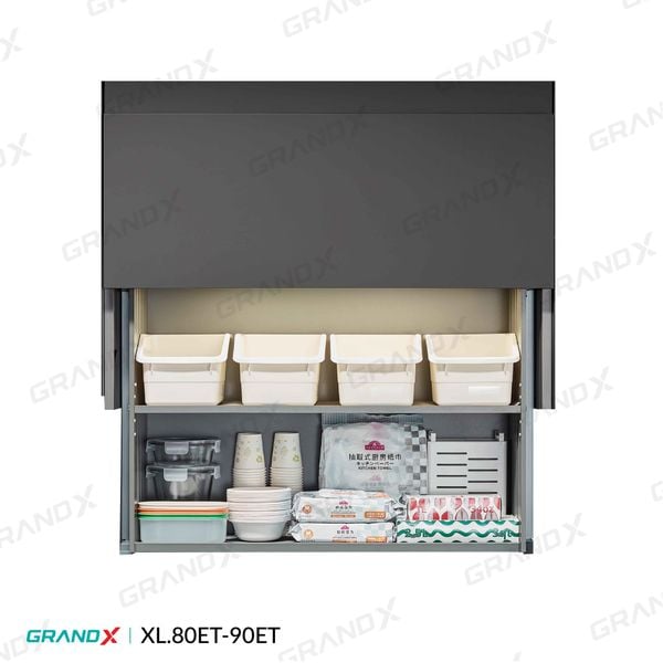 Giá gia vị nâng hạ điện GRANDX