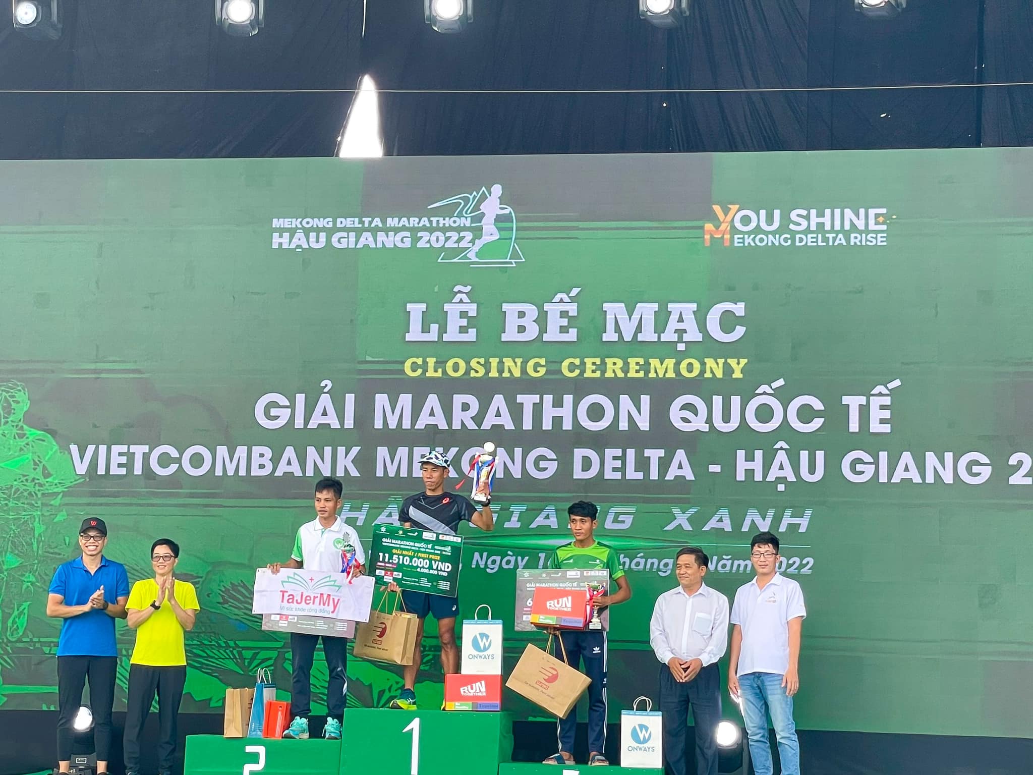 ONWAYS đồng hành tài trợ tại Mekong Delta Marathon Hậu Giang 2022