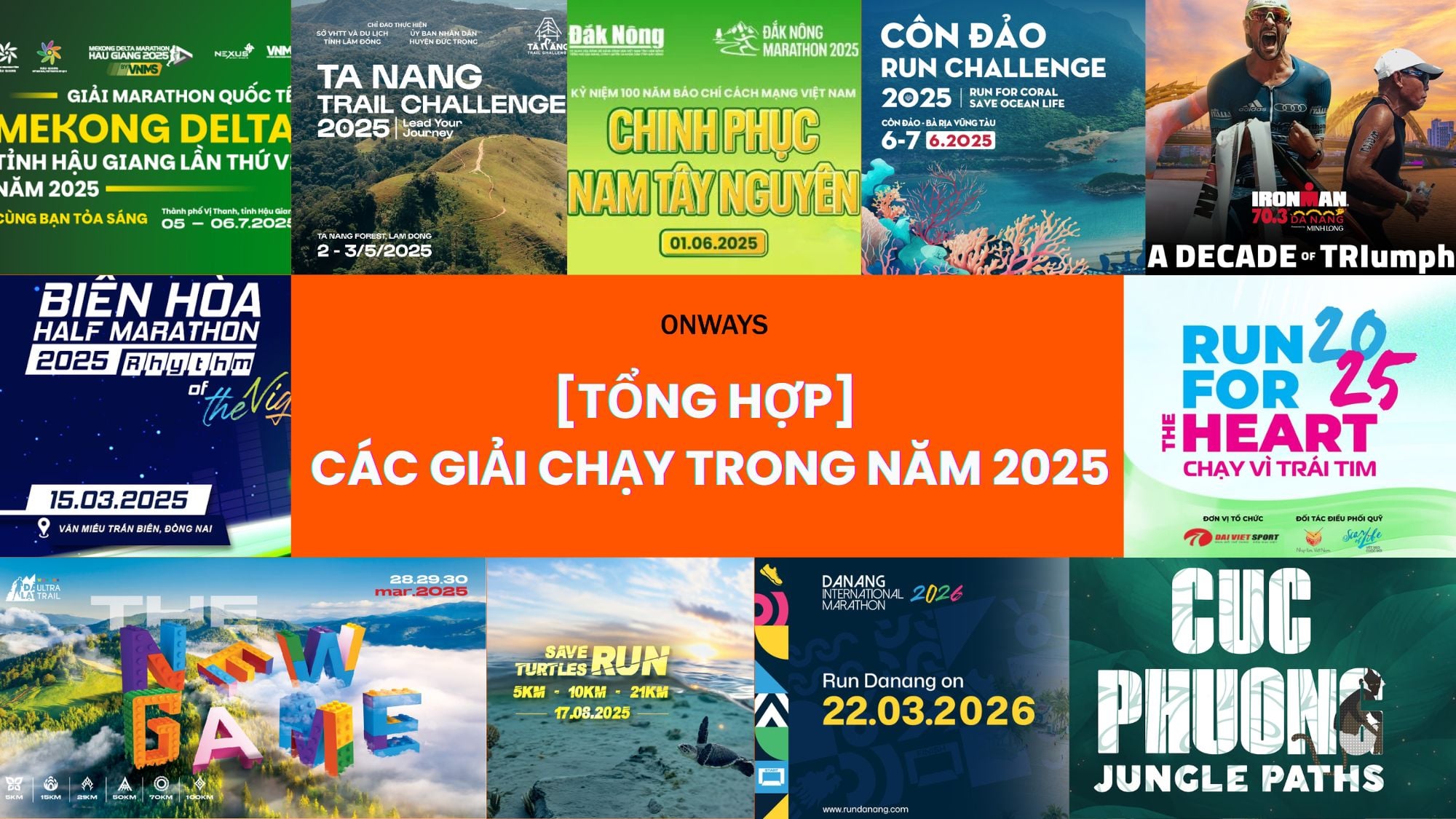 [TỔNG HỢP] CÁC GIẢI CHẠY TRONG NĂM 2025