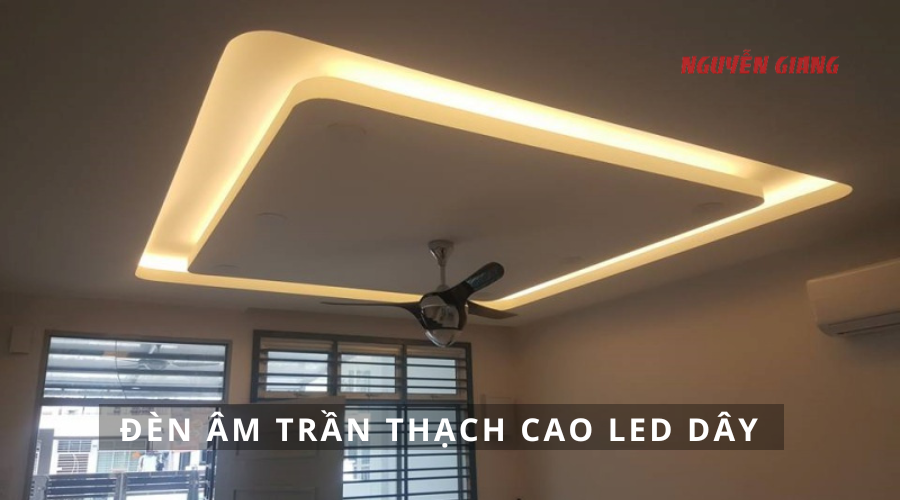 Đèn âm trần thạch cao LED dây