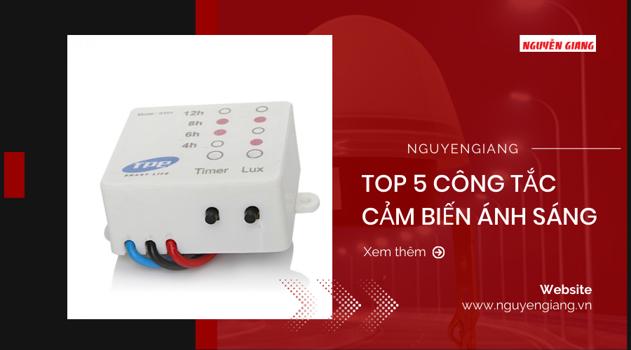 Top 5 loại công tắc cảm biến ánh sáng tốt nhất 2023