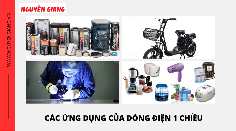 Các ứng dụng dòng điện 1 chiều trong đời sống