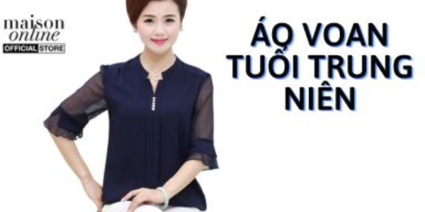 Top các kiểu áo voan trung niên nên mua 2023