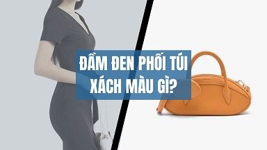 Cách mix đồ đầm đen với túi xách cực Trendy