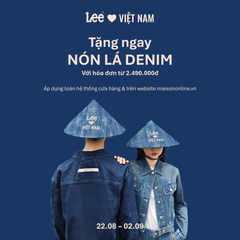 Lee Jeans mừng đại lễ 2/9 - Nhận ngay nón lá denim phiên bản giới hạn!
