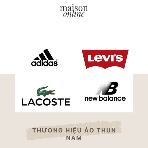 Top 15 thương hiệu áo thun Nam cao cấp hàng hiệu nổi tiếng nhất