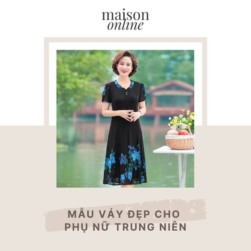 Các mẫu áo dài trung niên in 3D cho các bà, các mẹ - Áo Dài Đan Linh |  Shopee Việt Nam