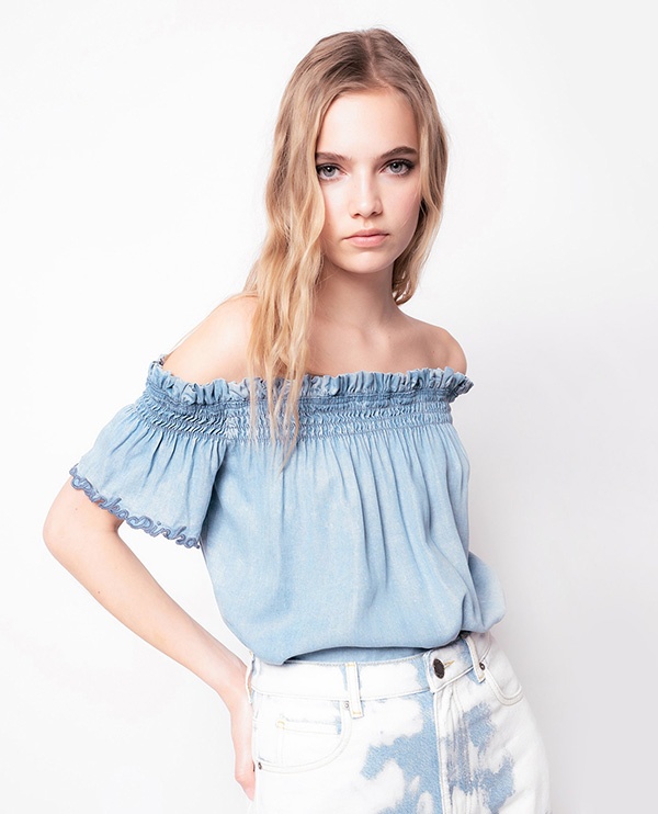 Áo trễ vai cao cấp tại Maison Online
