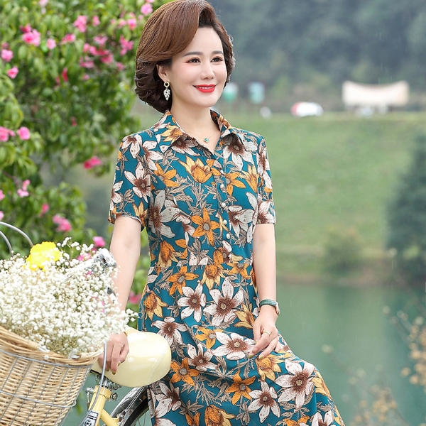 Đầm in hoa