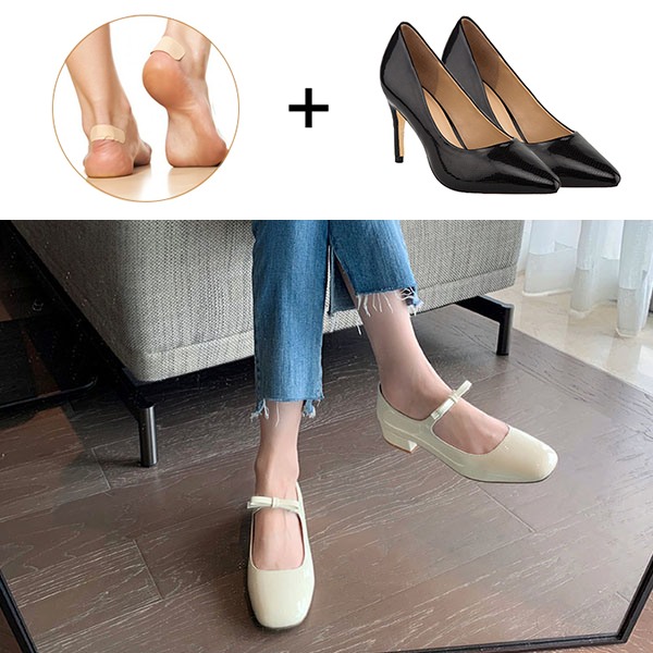 Dán băng keo vào gót chân