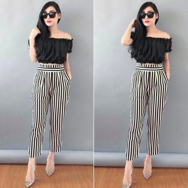 Mặc đồ có sọc đứng
