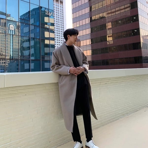 Phối đồ ngày tết với áo khoác dạ