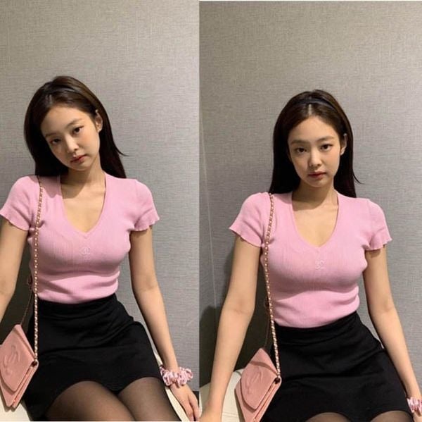 Phối màu hồng với màu đen