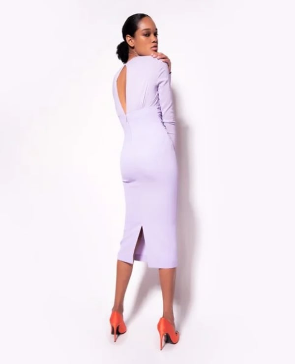 đầm cut out body