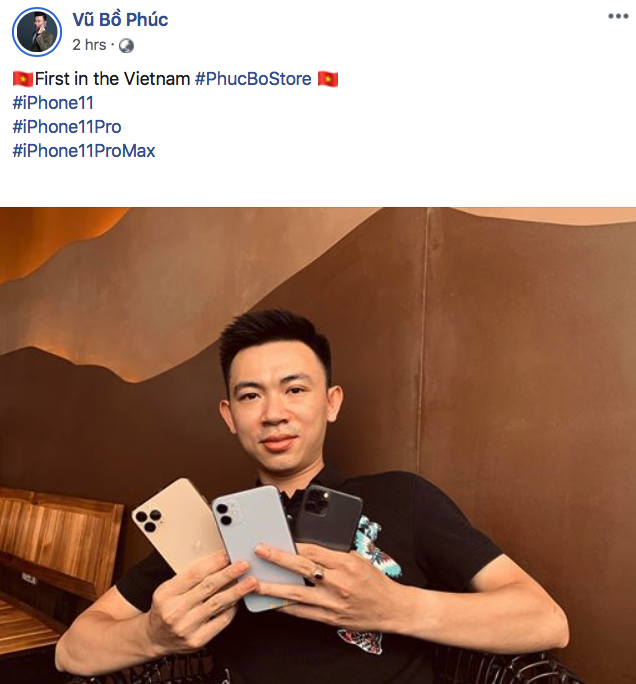 Một vài chiếc iphone 11 đã có mặt tại VN mặc dù chưa bán chính thức