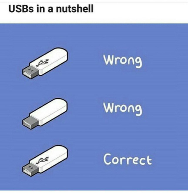Lý do nào khiến cổng USB không được thiết kế chiều cắm
