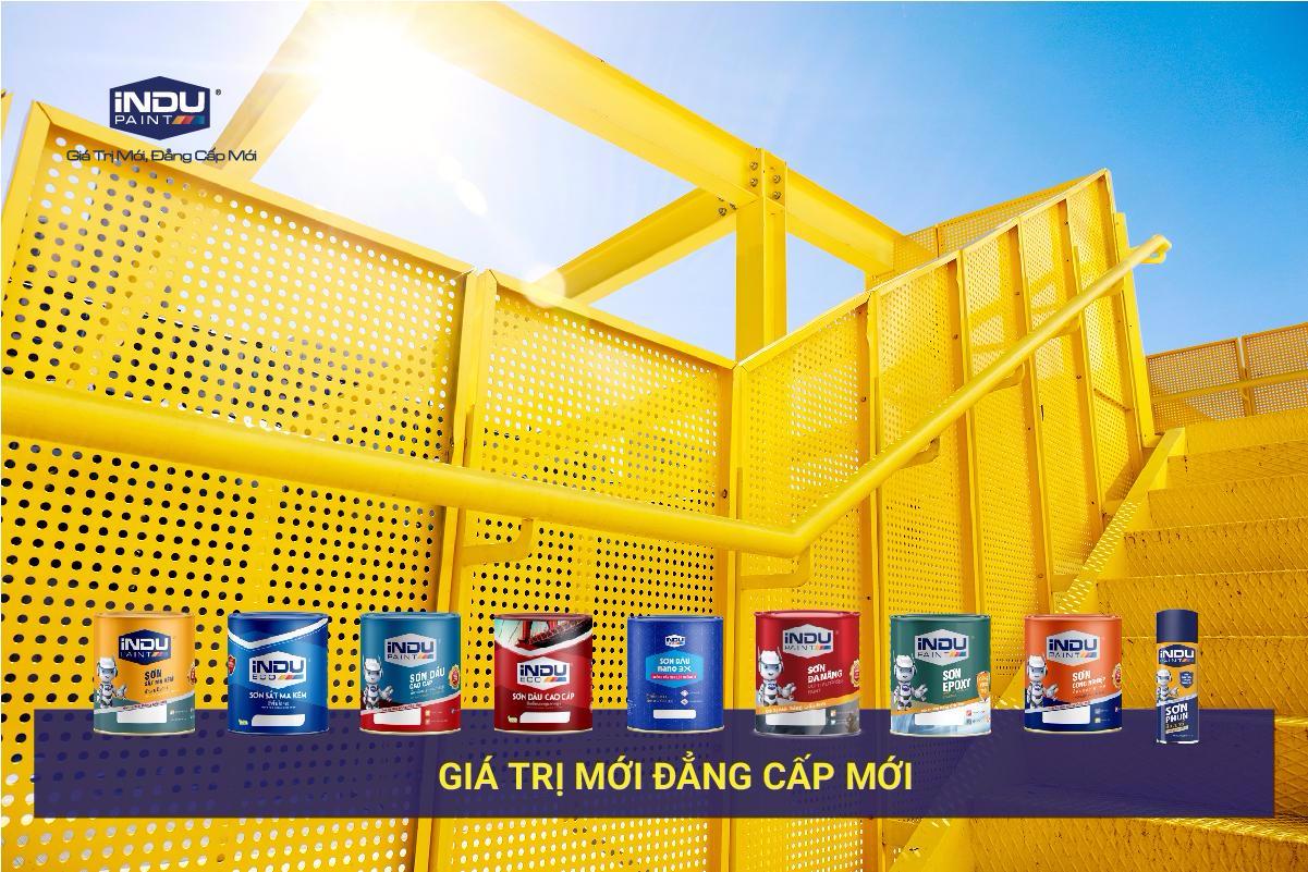 Sơn sắt mạ kẽm iNDU PAINT - Sơn kim loại công nghệ mới