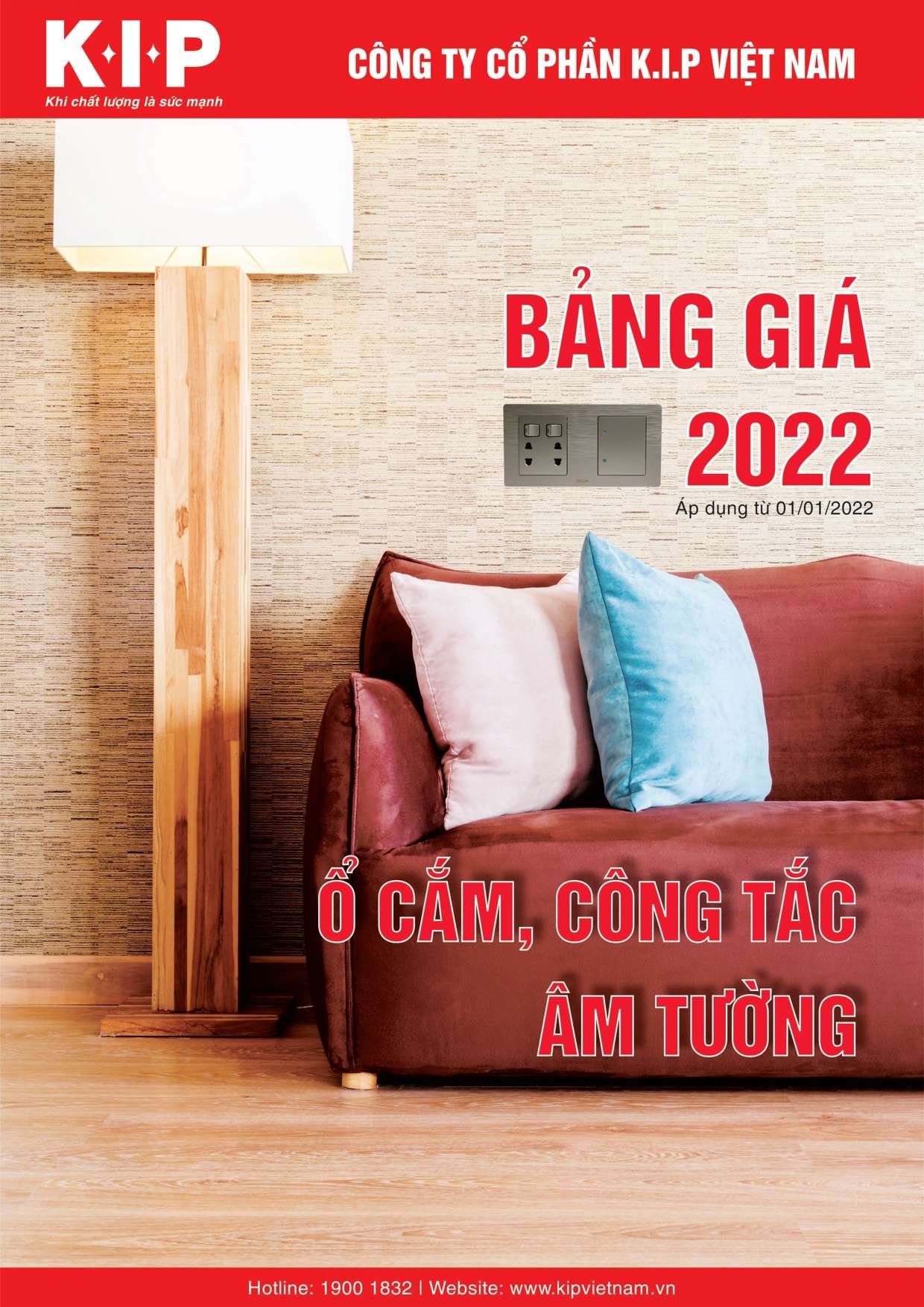 Bảng giá công tắc ổ cắm Okom Vinakip