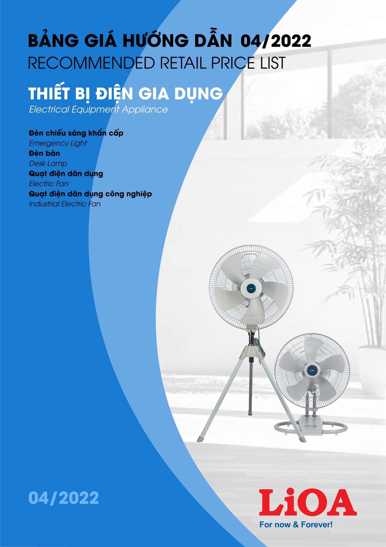 Bảng giá Thiết bị điện gia dụng Lioa 19