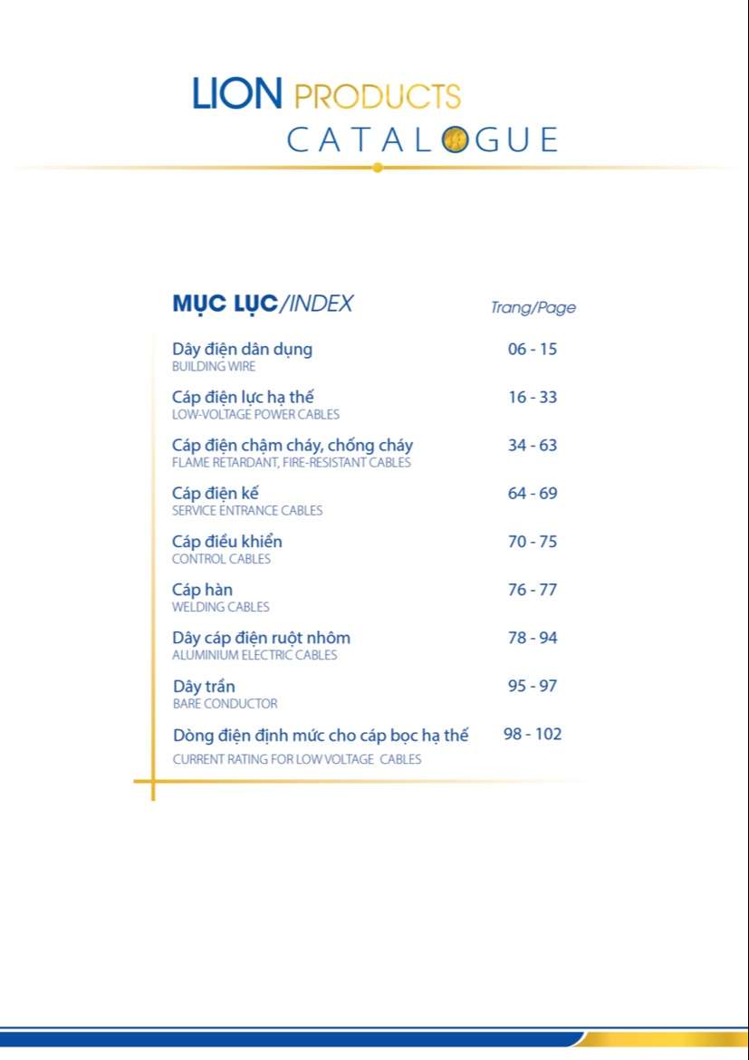 Catalogue Lion Daphaco - Trang 3