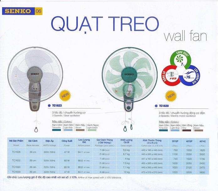 Catalogue quạt Senko - Trang 6