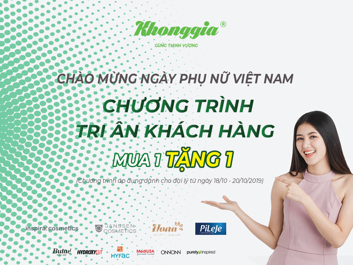 CHƯƠNG TRÌNH TRI ÂN KHÁCH HÀNG - CHÀO MỪNG NGÀY PHỤ NỮ VIỆT NAM