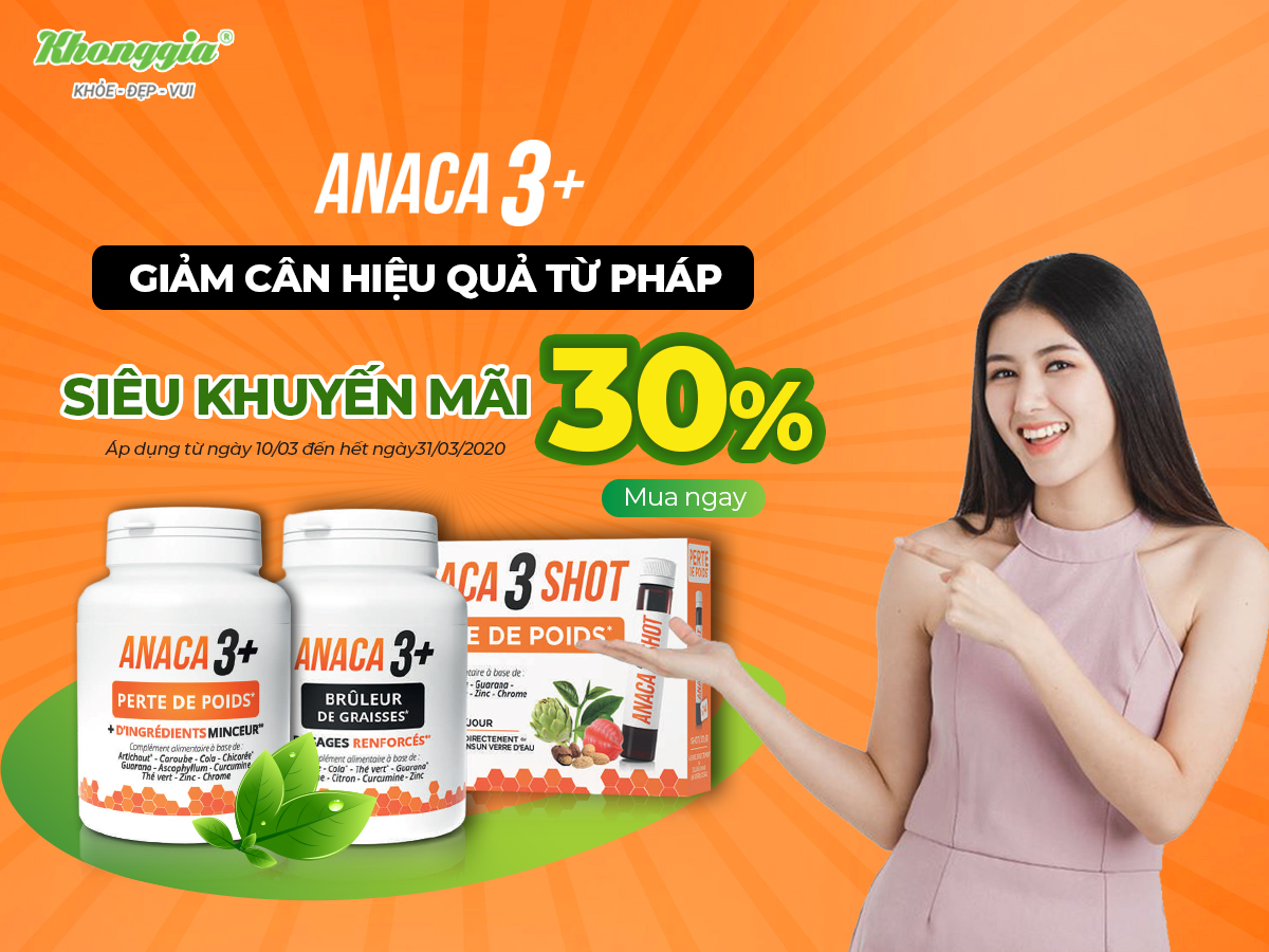 CHƯƠNG TRÌNH CHƯƠNG TRÌNH KHUYẾN MÃI ANACA 3+