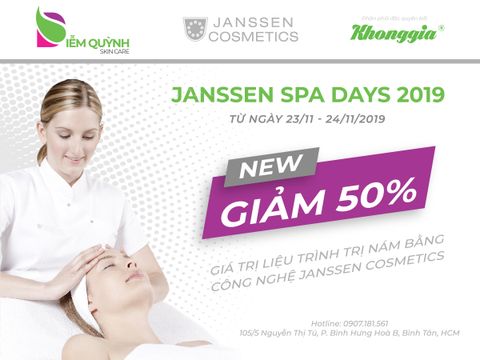 NGÀY HỘI JANSSEN SPA DAYS 2019 TẠI SPA DIỄM QUỲNH