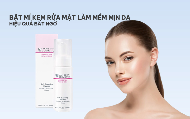 Bật mí kem rửa mặt làm mềm mịn da hiệu quả bất ngờ