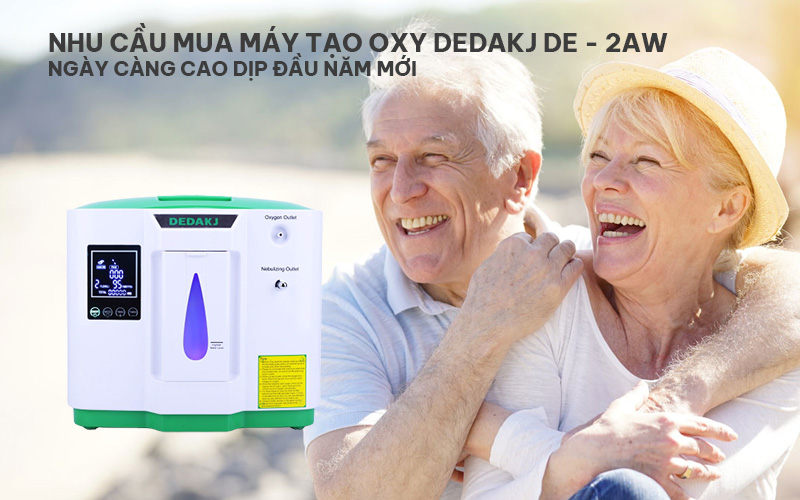 Nhu cầu mua máy tạo oxy DEDAKJ DE – 2AW ngày càng cao vào dịp đầu năm mới