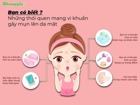 NHỮNG THÓI QUEN VÔ TÌNH KHIẾN BẠN MÃI MÃI KHÔNG HẾT MỤN