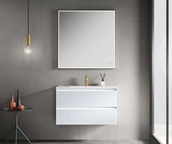 Tủ chậu lavabo treo tường phù hợp với thiết kế phòng tắm nào?