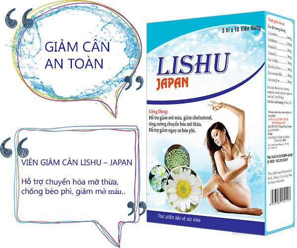 hỗ trợ chuyển hóa mỡ thừa LISHU-JAPAN