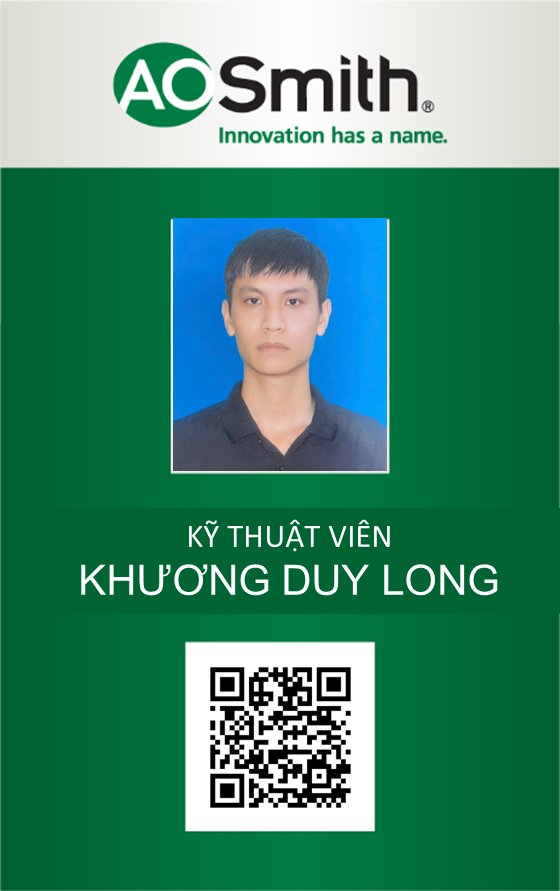 Kỹ thuật viên KHƯƠNG DUY LONG - Hà Nội