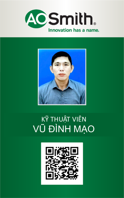 Kỹ thuật viên VŨ ĐÌNH MẠO - Hà Nội