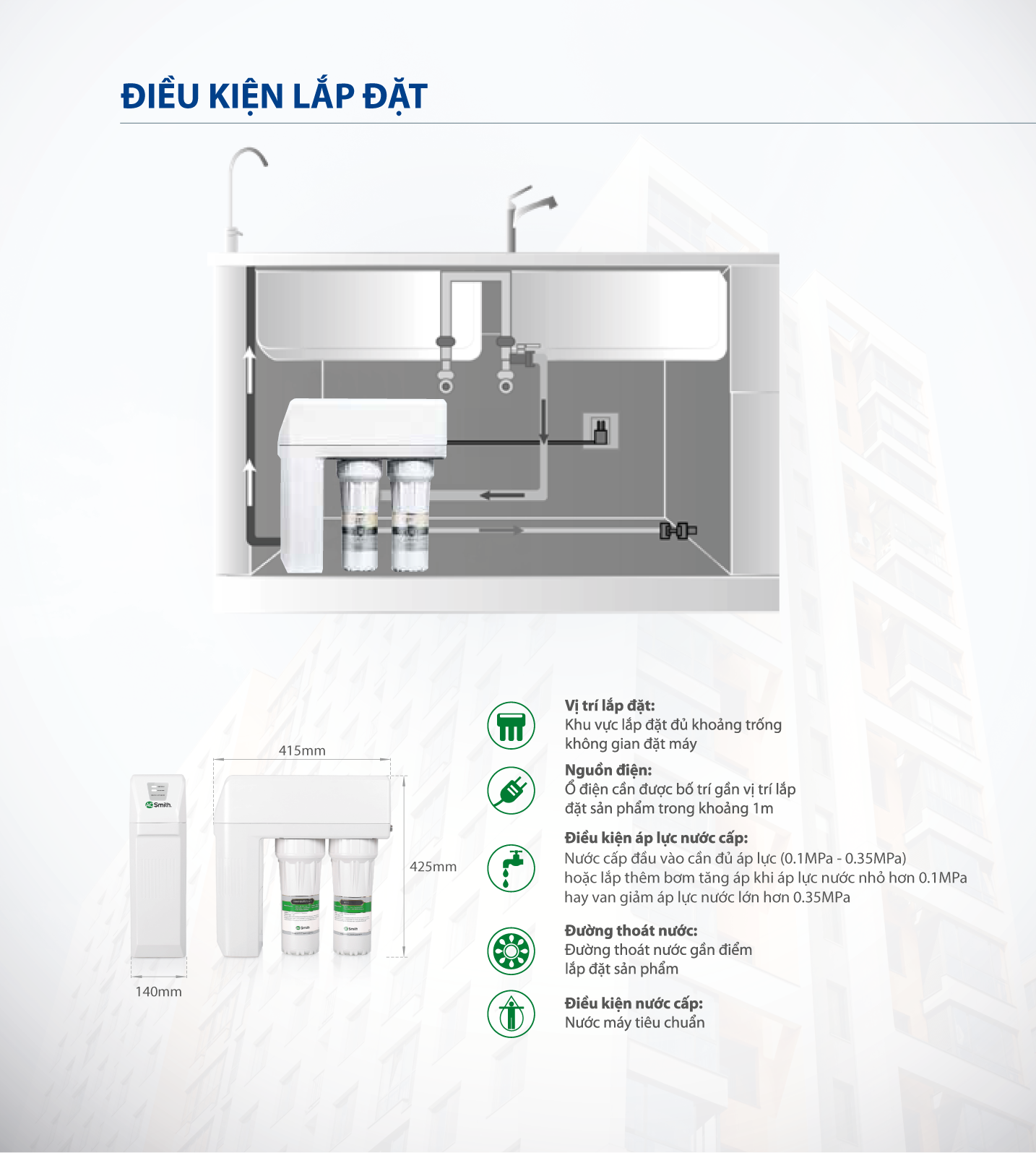 Máy Lọc Nước A.O.Smith R400S 35